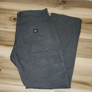 Dickies Men's Dark Gray Cargo Work Pants